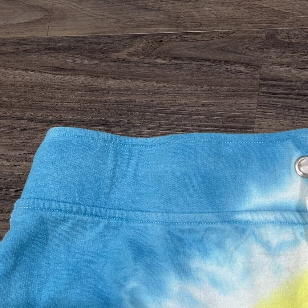 Disney Parks Rainbow Tie Dye Short Mickey Shorts Women Large - Picture 7 of 16